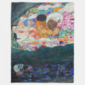 Gustav Klimt - Dood en Leven Fleece Deken (Voorkant)