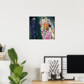 Gustav Klimt - Dood en Leven Poster (Thuiskantoor)