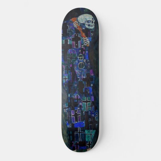 Gustav Klimt - Dood en Leven Skateboard (Voorkant)