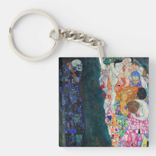 Gustav Klimt - Dood en Leven Sleutelhanger