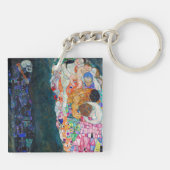 Gustav Klimt - Dood en Leven Sleutelhanger (Achterkant)