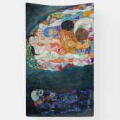 Gustav Klimt - Dood en Leven Spandoek (Verticaal)