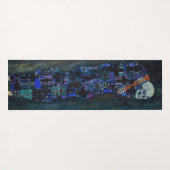 Gustav Klimt - Dood en Leven Yogamat (Achterkant (horizontaal))