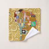 Gustav Klimt Exécution Nouveau Couple (Gant de toilette)