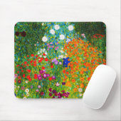 Gustav Klimt , “ Farmhouse garden ” Muismat (Met muis)