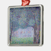 Gustav Klimt - Farmhouse in Opper-Oostenrijk Metalen Ornament (Links)