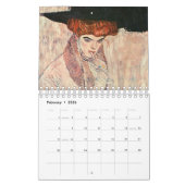 GUSTAV KLIMT FINE ART CALENDRIER (Feb 2026)