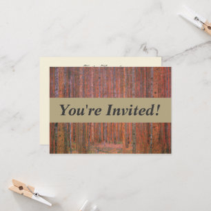 Gustav Klimt Fir Forest Tannenwald Red Trees Kaart