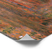 Gustav Klimt Fir Forest Tannenwald Red Trees Poster (Hoek)