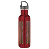 Gustav Klimt Fir Forest Tannenwald Red Trees Waterfles (Achterkant)