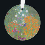 Gustav Klimt Fleur Jardin Cottage Nature<br><div class="desc">Un beau tableau de jardin - c'est un tableau classique de Gustav Klimt,  appelé Cottage Garden,  ou Bauergarten,  1907,  qui est un gros plan d'un jardin fleuri,  un tableau floral coloré.</div>