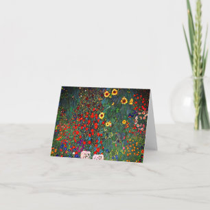 Gustav Klimt Flower Garden