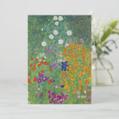 Gustav Klimt Flower Garden Art (Staand voorkant)