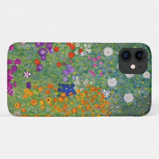 Gustav Klimt Flower Garden Art Case-Mate iPhone Case (Achterkant (horizontaal))