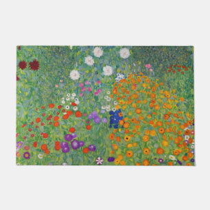 Gustav Klimt Flower Garden  Art Deurmat