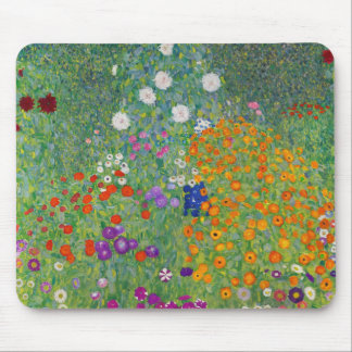 Gustav Klimt Flower Garden  Art Muismat