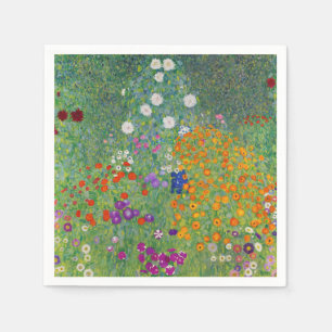Gustav Klimt Flower Garden  Art Servet