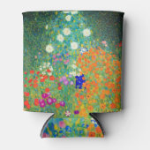 Gustav Klimt Flower Garden Blikjeskoeler (Voorkant)