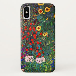 Gustav Klimt Flower Garden iPhone X Hoesje