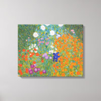 Gustav Klimt Flower Garden Cottage Natuur