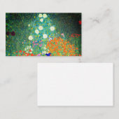 Gustav Klimt Flower Garden Informatiekaartje (Voorkant / Achterkant)