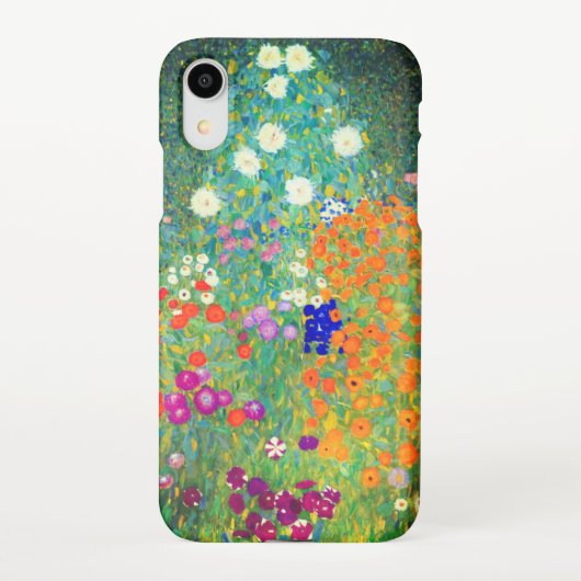 Gustav Klimt Flower Garden iPhone Hoesje (Achterkant)