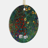 Gustav Klimt Flower Garden Keramisch Ornament (Rechts)