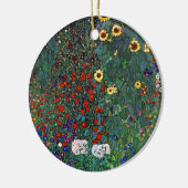 Gustav Klimt Flower Garden Keramisch Ornament (Links)