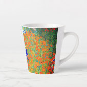 Gustav Klimt Flower Garden Latte Mok (Rechts)