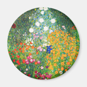 Gustav Klimt Flower Garden Magnet Magneet