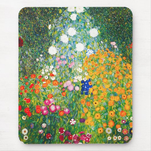 Gustav Klimt Flower Garden Muismat (Voorkant)