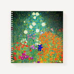 Gustav Klimt Flower Garden Notitieboek