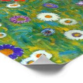 Gustav Klimt Flower Garden Poster (Hoek)