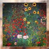 Gustav Klimt Flower Garden Raamsticker (Vel 2)