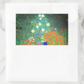 Gustav Klimt Flower Garden Rechthoekige Sticker (Tas)