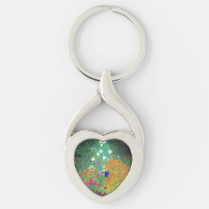 Gustav Klimt Flower Garden Sleutelhanger