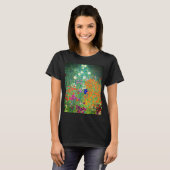 Gustav Klimt Flower Garden T-shirt (Voorkant volledig)