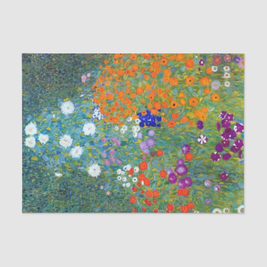 Gustav Klimt Flower Garden Tissuepapier (Voorkant)