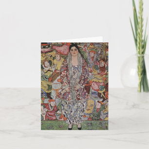 Gustav Klimt Fredericke Maria Beer Note Card Kaart