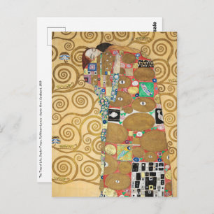 Gustav Klimt - Fulfillment, Stoclet Frieze Briefkaart