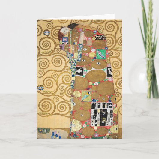 Gustav Klimt - Fulfillment, Stoclet Frieze Kaart (Voorkant)