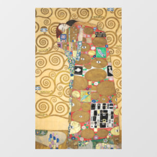 Gustav Klimt - Fulfillment, Stoclet Frieze Raamsticker