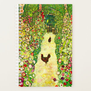 Gustav Klimt Garden with Chickens