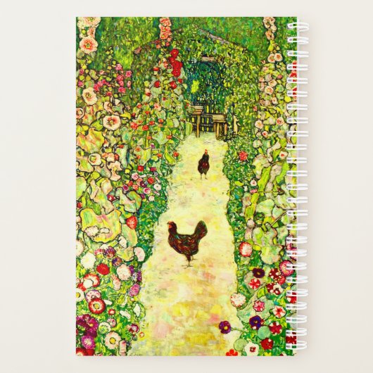 Gustav Klimt Garden with Chickens (Dos)