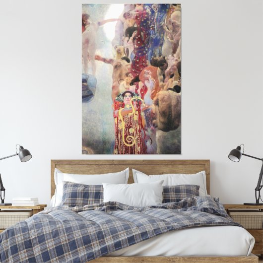 Gustav Klimt - Geneeskunde (1907) Canvas Afdruk (Insitu (Slaapkamer))