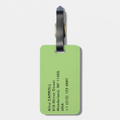 Gustav Klimt - Het Huis van Guardaboschi Bagagelabel (Achterkant verticaal)