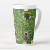Gustav Klimt Het Huis van Guardaboschi Latte Mok (Rechterhoek)
