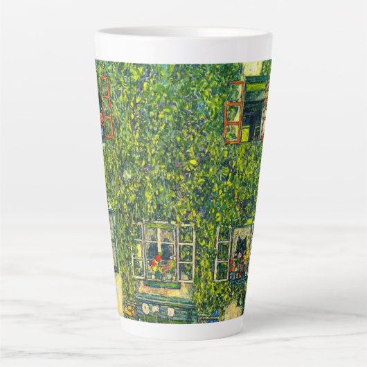Gustav Klimt Het Huis van Guardaboschi Latte Mok (Voorkant)