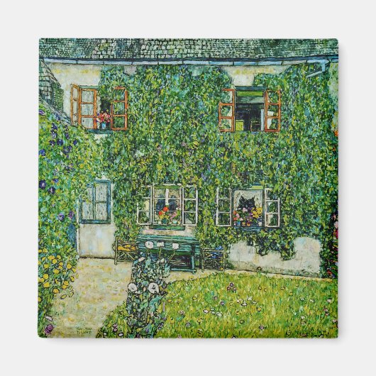 Gustav Klimt - Het Huis van Guardaboschi Magneet (Voorkant)