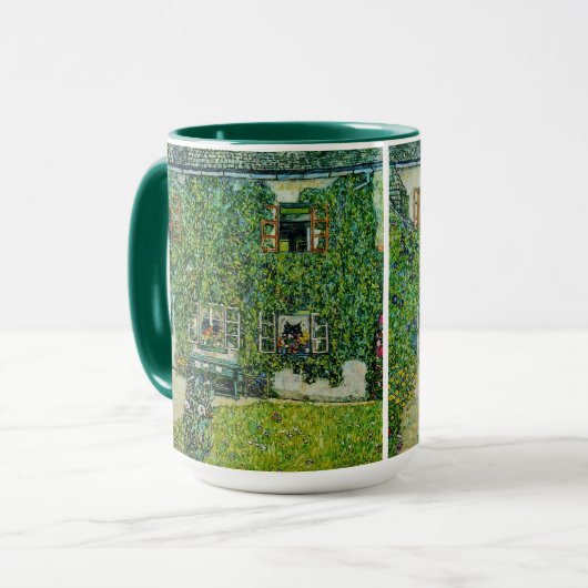 Gustav Klimt - Het Huis van Guardaboschi Mok (Voorkant links)